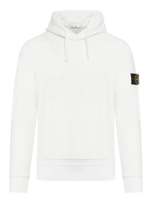 SS25 Stone Island White Hoodie